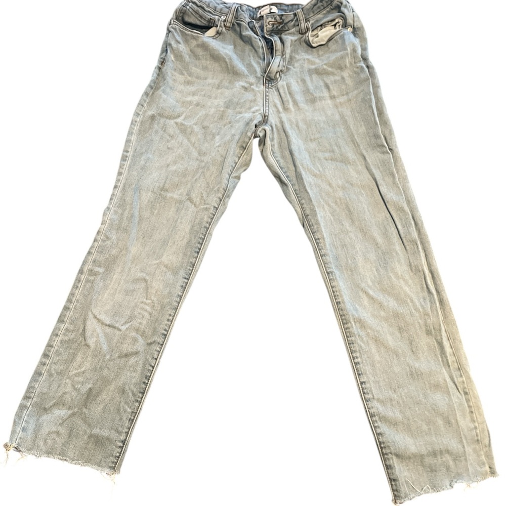 Gray Distressed Jeans